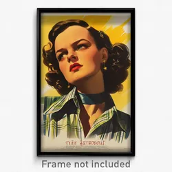 Icelandic Movie Poster - Woman Feeling Annoyance, Prestigious Star Choker