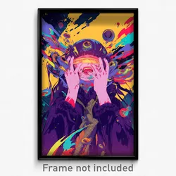 Movie Art Poster - Girl Feeling Rattled, Old Fur Trimmed Gloves (Film Print)