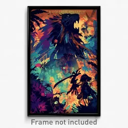 Icelandic Movie Poster - Deadly Jungle (Iceland Retro Film Art Print)