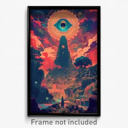 Icelandic Movie Poster - Cavernous Sepulchre (Iceland Retro Film Art Print)