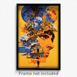 Greek Movie Poster - Famous Hutch (Greece Psychedelic Art Retro Film Print)