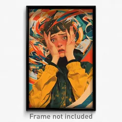 Icelandic Movie Poster - Woman Feeling Embarrassment, Modest Track Uniform