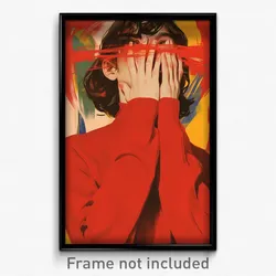 Spanish Movie Poster - Girl Feeling Vengeful, Delightful Red Sweater (Art Print)