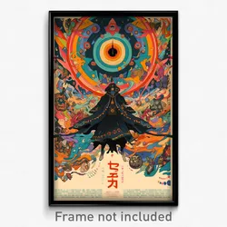 Icelandic Movie Poster - Boy Feeling Amusement, Enchanted Black Capelet (Print)