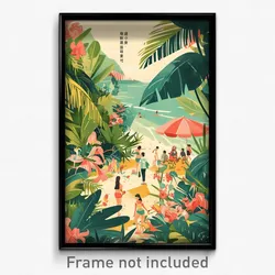 Vietnamese Movie Poster - Clean Boardwalk (Vietnam Retro Film Art Print)