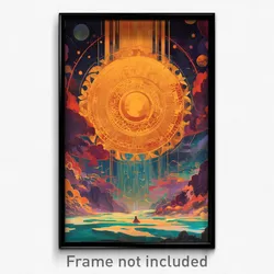 Mexican Movie Poster - Agile Ocean (Mexico Psychedelic Art Retro Film Print)