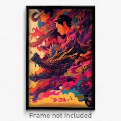 Thai Movie Poster - Dense Dump (Thailand Psychedelic Art Retro Film Print)