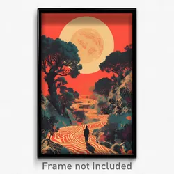 French Movie Poster - Black Vinyl Store (France Retro Film Art Print)