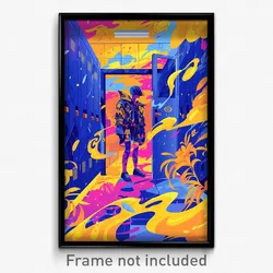 Spanish Movie Poster - Rundown Locker Room (Spain Retro Film Art Print)