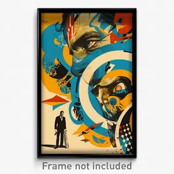Greek Movie Poster - Steel Arrowslit (Greece Psychedelic Art Retro Film Print)