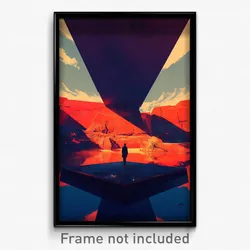 Icelandic Movie Poster - Unwelcoming Intersection (Iceland Retro Film Art Print)