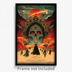 Mexican Movie Poster - Red Highland (Mexico Psychedelic Art Retro Film Print)