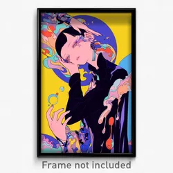 Anime Art Poster - Man Feeling Gloomy Wearing Ambitious Pencil Dress (Print)