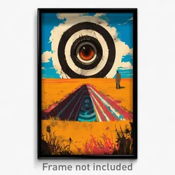 Greek Movie Poster - Wiggly Jetty (Greece Psychedelic Art Retro Film Print)