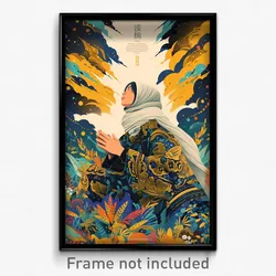 Indonesian Movie Poster - Man Feeling Adoration, Fabulous White Scarf (Print)