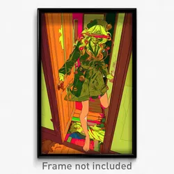 Art Poster - Antique College (Psychedelic Trippy Weird 11x17 Cartoon Print)