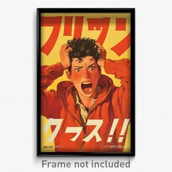 Japanese Movie Poster - Boy Feeling Ecstatic, Shady Red Hoodie (Japan Art Print)