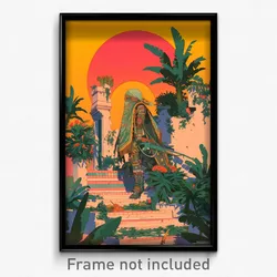 Brazilian Movie Poster - Bronze Arch (Brazil Psychedelic Art Retro Film Print)
