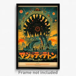German Movie Poster - Starry Hideaway (Germany Psychedelic Art Retro Film Print)
