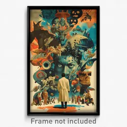 Mexican Movie Poster - Dense Smithy (Mexico Psychedelic Art Retro Film Print)