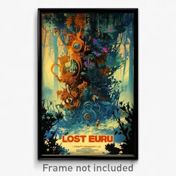 French Movie Poster - Lost Bush (France Psychedelic Trippy Art Retro Film Print)