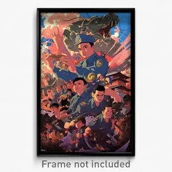 Indonesian Movie Poster - Blue Moon Battle (Indonesia Retro Film Art Print)