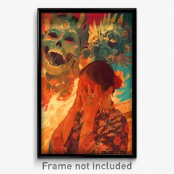 Bollywood Movie Poster - Nocturnal Belvedere (India Retro Hindi Film Art Print)