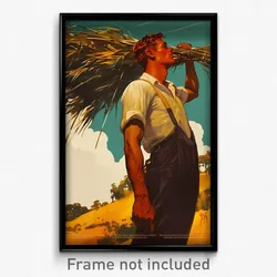 Brazilian Movie Poster - Man Feeling Self Motivated, Odd Shared Clothes (Print)