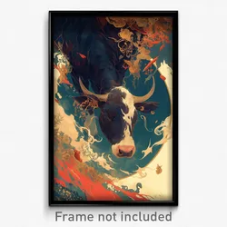 Art Poster - An Enchanted Mirror Reflecting Alternate Realities
