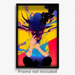 Spanish Movie Poster - Woman Feeling Wrath, Imaginary Blue Tank Top (Art Print)