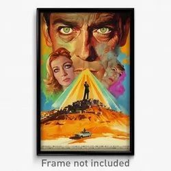 French Movie Poster - Modest Enchiladas (France Retro Film Art Print)