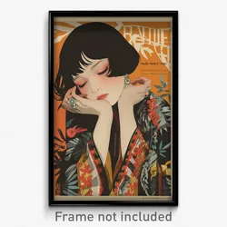 French Movie Poster - Girl Feeling Ambivalence, Complex Sleeve Cuffs (Art Print)
