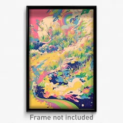 Art Poster - Unimaginable Grass (Psychedelic Trippy Weird 11x17 Print)