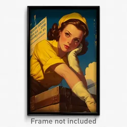 German Movie Poster - Girl Feeling Lazy, Sturdy White Gloves (Germany Art Print)