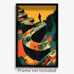Spanish Movie Poster - Gracious Sinkhole (Spain Retro Film Art Print)