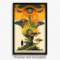French Movie Poster - Unsightly Earldom (France Retro Film Art Print)