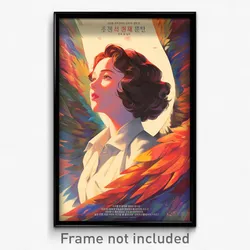 Korean Movie Poster - Girl Feeling Sympathy, Outlandish Feathered Wings (Print)
