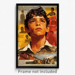 Brazilian Movie Poster - Boy Feeling Neglect, Rich Beige Sweater (Art Print)