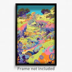 Art Poster - Pretty Burrow (Psychedelic Trippy Weird 11x17 Print)