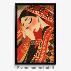 Indonesian Movie Poster - Woman Feeling Cruelty, Imaginary Collared Cape (Print)