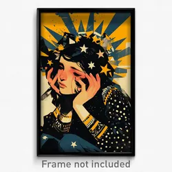 Mexican Movie Poster - Boy Feeling Grief, Gorgeous Polka Dot Dress (Art Print)