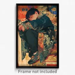 Greek Movie Poster - Boy Feeling Melancholy, Marvelous Chinese Clothes (Print)