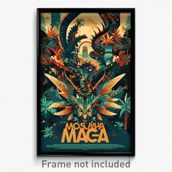 Mexican Movie Poster - Homely Overhang (Mexico Psychedelic Art Retro Film Print)