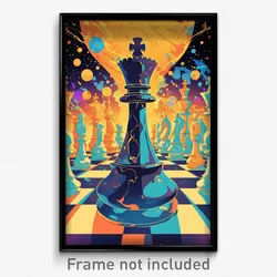 German Movie Poster - Calm Chess Board (Germany Retro Film Art Print)