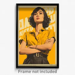 Indonesian Movie Poster - Woman Feeling Careless, Wild Highleg (Art Print)