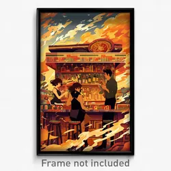Greek Movie Poster - Striking Burger Stand (Greece Retro Film Art Print)