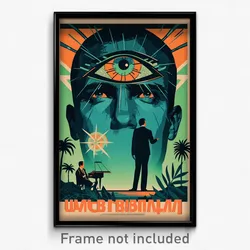 Russian Movie Poster - Warm Avenue (Russia Psychedelic Art Retro Film Print)