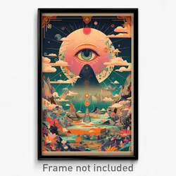 Mexican Movie Poster - Upbeat Sanctum (Mexico Psychedelic Art Retro Film Print)