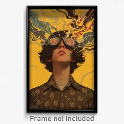 Brazilian Movie Poster - Boy Feeling Self Understanding, Hearty Brown Headwear