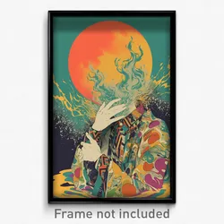 German Movie Poster - Boy Feeling Insightful, Zigzag Alternate Costume (Print)
